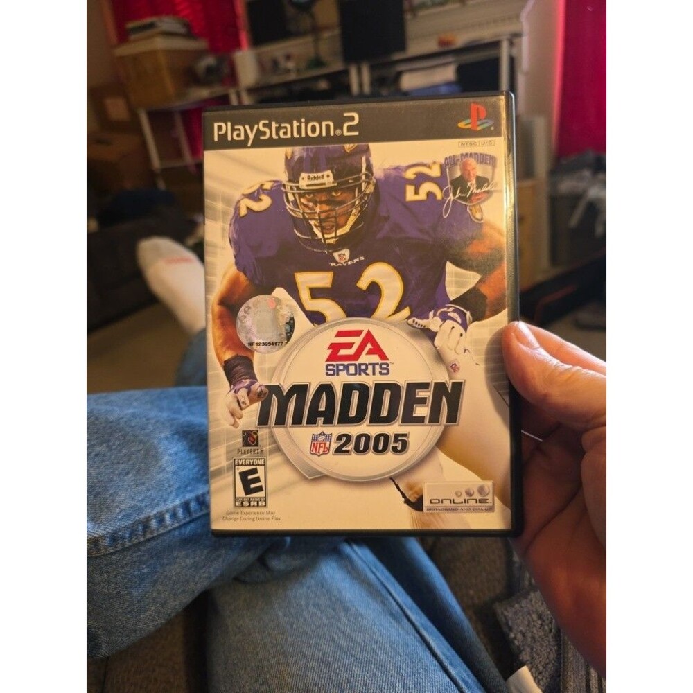 Madden 2005 - Sony Playstation 2 PS2 CIB W/Manual Tested & Working (Screenshots)